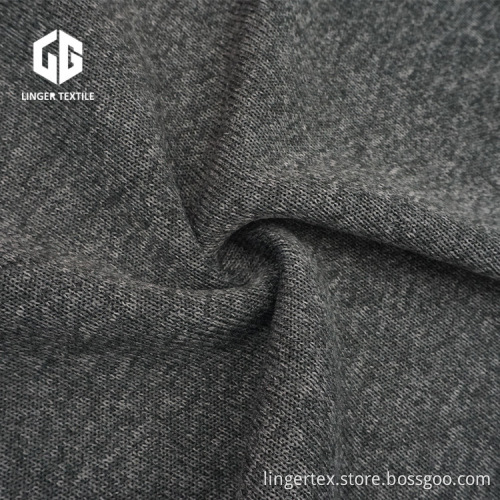 Polyester Sweater Hacci Fabric With One Side Brushed